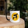 Mug à Intérieur Coloré LA-CHIENNE