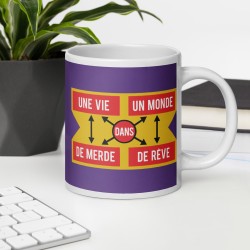 Mug UNE-VIE-DE-MERDE